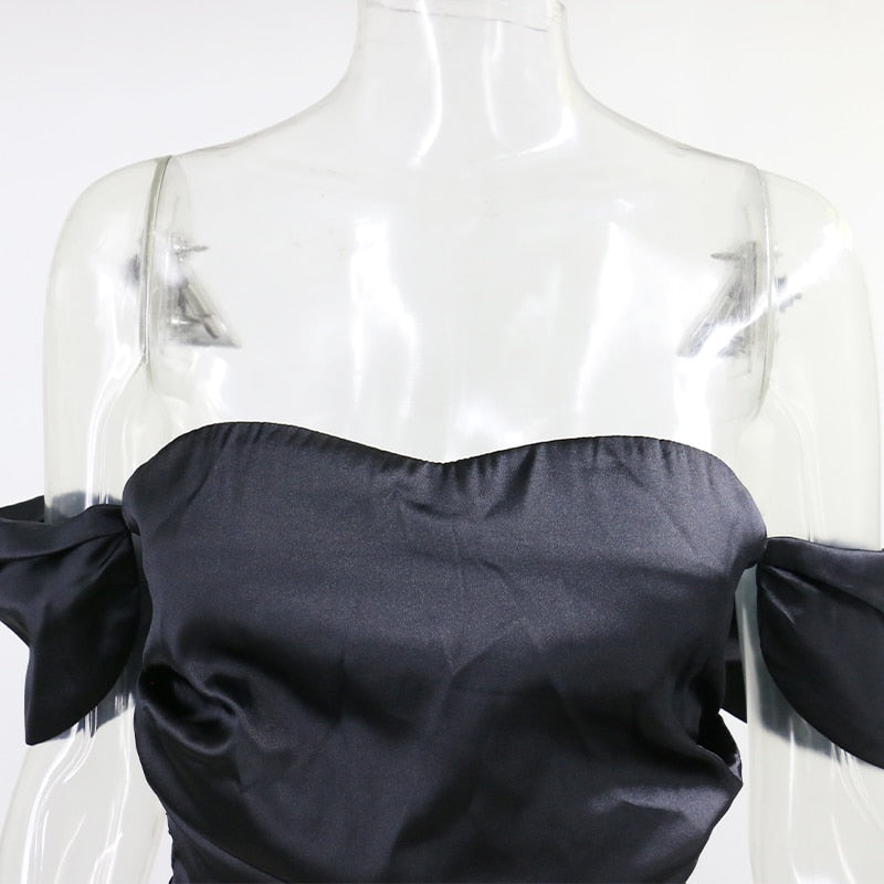 sachin and babi light blue dress Black Satin Mini Dress - Backless Mini Dress